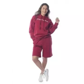 Костюм Stay positive, размер 54, цвет бордовый