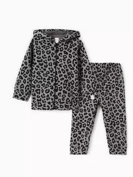 Костюм: толстовка и брюки Крошка Я Trendy grey, рост 86-92 см