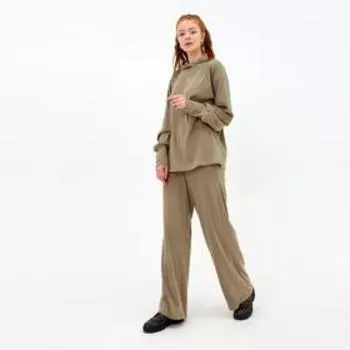 Костюм женский (джемпер, брюки) MINAKU: Casual Collection цвет фисташковый, р-р 44