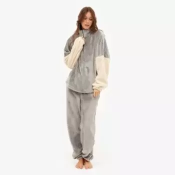 Костюм женский (джемпер, брюки) MINAKU: Home collection, цвет серый, размер 44