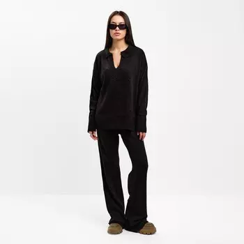 Костюм женский (джемпер, брюки) MIST, размер 40-42, чёрный