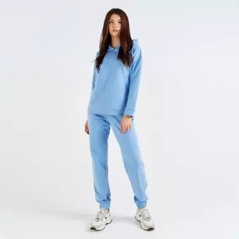 Костюм женский (худи, брюки) MINAKU: Casual Collection цвет голубой, размер 48