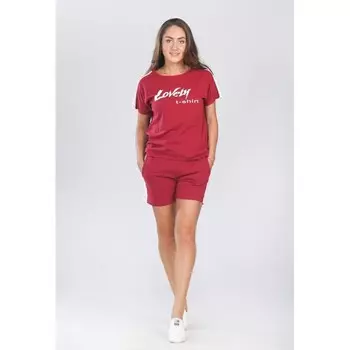 Костюм женский Lovely, размер 46, цвет бордовый