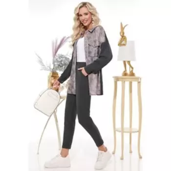 Костюм женский «На контрасте», размер 52