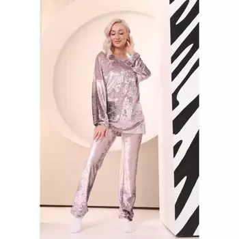 Костюм женский, размер 44, цвет розовый