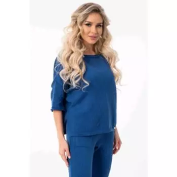 Костюм женский, размер 46, цвет синий