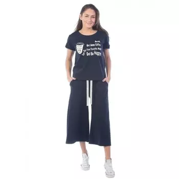 Костюм женский, размер 46, цвет тёмно-синий