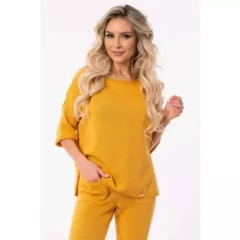 Костюм женский, размер 50, цвет коричневый