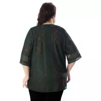 Костюм женский, размер 52, цвет зелёный