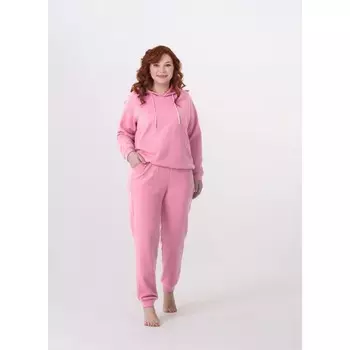 Костюм женский, размер 54, цвет розовый