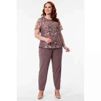 Костюм женский, размер 54, цвет сиреневый