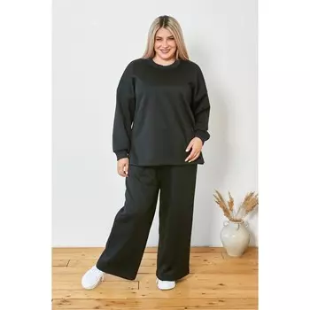 Костюм женский, размер 56, цвет чёрный