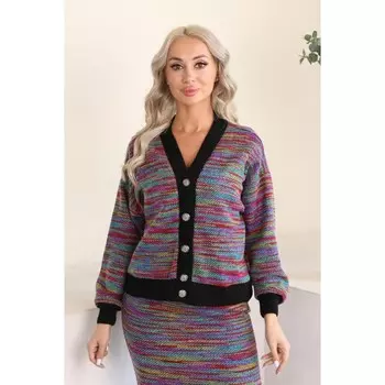 Костюм женский, размер 56, цвет фиолетовый