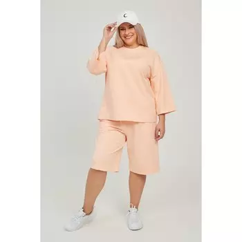 Костюм женский, размер 58, цвет пудровый