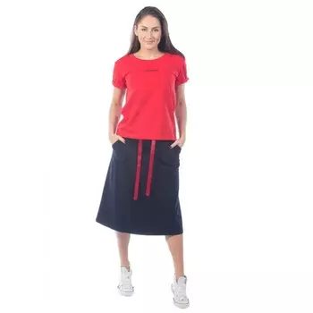 Костюм женский Relevant, размер 50, цвет красный