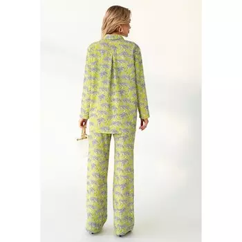 Костюм женский рубашка, брюки, размер 42