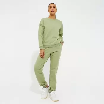 Костюм женский (свитшот, брюки) MINAKU: Casual Collection, размер 42, фисташковый