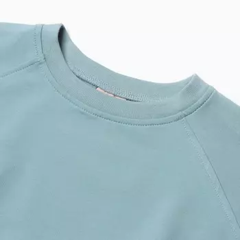 Костюм женский (свитшот и брюки), цвет морская волна, размер 42 (S)