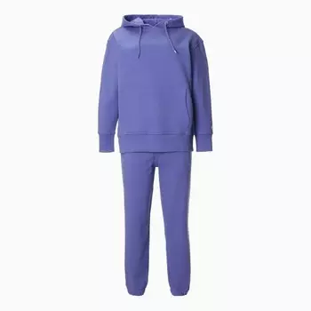 Костюм женский (толстовка, брюки), размер 42 (S), лиловый