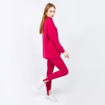Костюм женский (толстовка/легинсы), цвет фуксия, размер 50