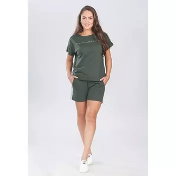 Костюм женский «Я на седьмом небе от счастья», размер 44, цвет хаки