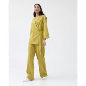 Костюм женский (жакет и брюки) MIST р. 48, охра