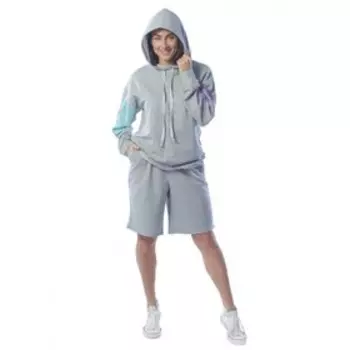 Костюм Зигзаги, размер 54, цвет серый-меланж