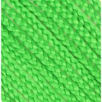 Косы для афрорезинок, 60 см, 15 прядей (CE), цвет зелёный(#F3)