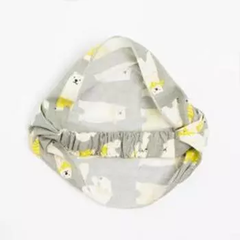 Косынка для девочки, цвет серый, размер 48-52