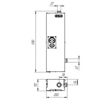 Котел электрический Эван WARMOS START 7, 220/380В, 7 кВт