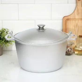 Котелок походный KUKMARA, 8 л, с крышкой, литой алюминий