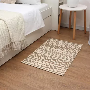 Ковер «Этель» Beige, 6090±3 см, 1050 г/м, хлопок 70%