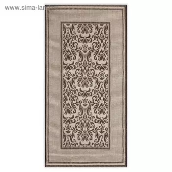 Ковер Циновка прямоугольный 80х150 см, полипропилен 100%, джут