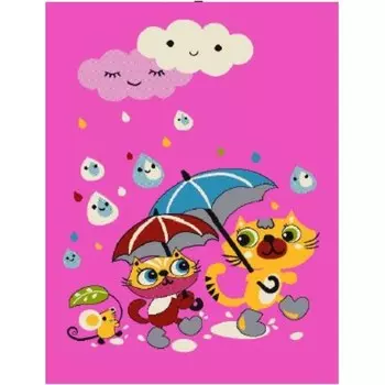 Ковер Color, размер 133x190 см, дизайн D929A PINK/CREAM