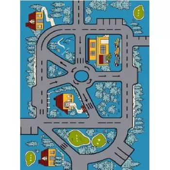 Ковер Color, размер 133x190 см, дизайн F304A BLUE/BLUE