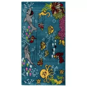 Ковер Color, размер 133x190 см, дизайн F591A BLUE/BLUE