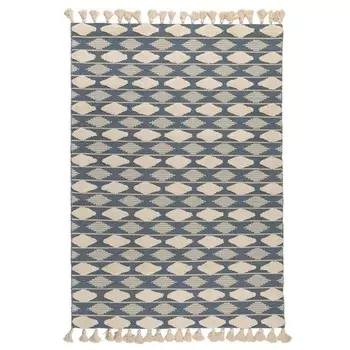 Ковер из хлопка Argyle Ethnic, размер 70х160 см