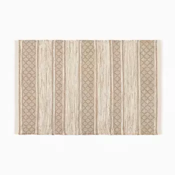 Ковер Этель Stripes 60*90см, 50%хлопок/ 50% джут, 1550 гр/м2