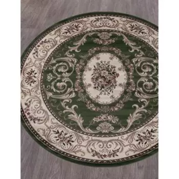 Ковёр круглый Colizey D066, размер 200x200 см, цвет green