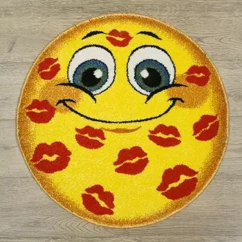 Ковер круглый «Фэнси», размер 70x70 см