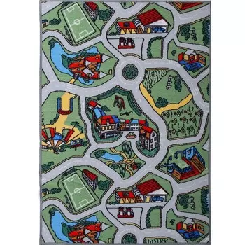 Ковер «Лунапарк», 100х150 см, зелёный