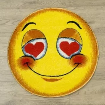 Ковер овальный «Фэнси», размер 75x75 см