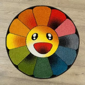 Ковер овальный «Фэнси», размер 75x75 см