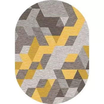 Ковер овальный «Фиеста», размер 80x150 см