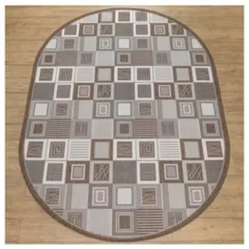 Ковер овальный «Флурлюкс Сизаль», размер 140x200 см