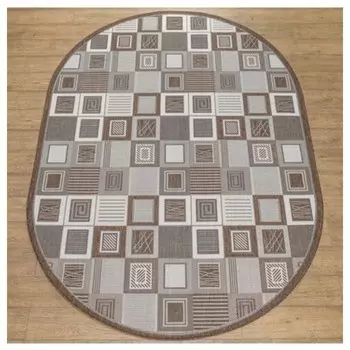 Ковер овальный «Флурлюкс Сизаль», размер 60x110 см