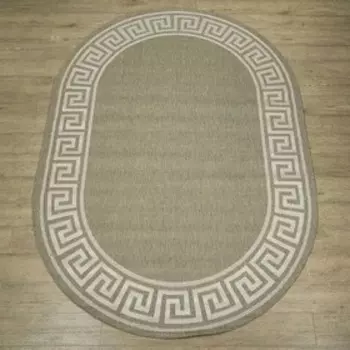 Ковер овальный «Флурлюкс Сизаль», размер 60x110 см