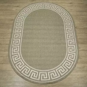 Ковер овальный «Флурлюкс Сизаль», размер 80x150 см