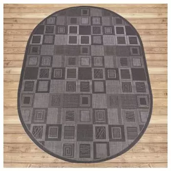 Ковёр овальный «Флурлюкс Сизаль», размер 80x150 см