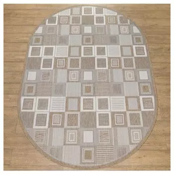 Ковёр овальный «Флурлюкс Сизаль», размер 80x150 см